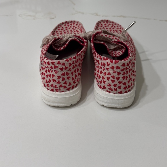 Hey Dude Wendy Love Tan Red Heart Shoes | 6 - Picture 4 of 7